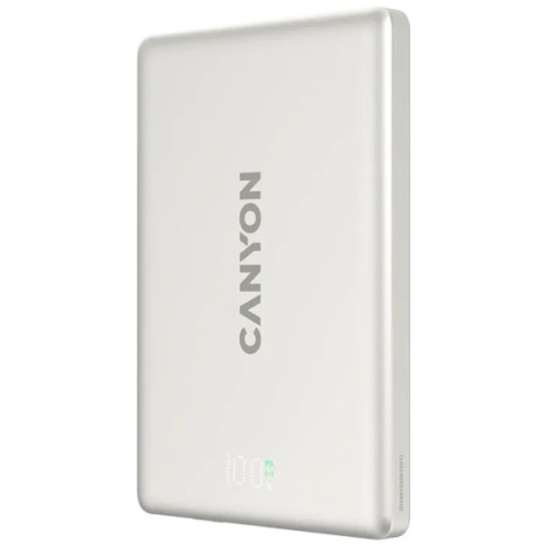 Батарея універсальна Canyon 5000mAh OnPower 500 PD20W Magnetic wireless MagSafe Grey (CNS-CPB500G)