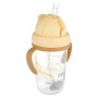 Поїльник-непроливайка Canpol babies MOUNTAINS з трубочкою і обтяжувачем, 270 мл, бежева (56/620_bei)