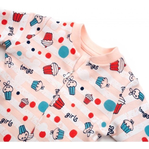 Чоловічок дитячий Tongs на блискавці (3608-56G-peach)