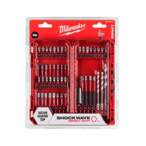Набір біт Milwaukee SHOCKWAVE 48 шт (4932492005)