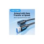 Дата кабель USB 3.2 AM/AF 0.5m 10Gbps PVC black Vention (CBOBD)