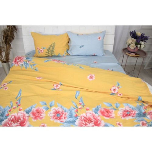 Постільна білизна MirSon Сатин Premium 22-1267 Tropics 143х210х2 (2200003067149)