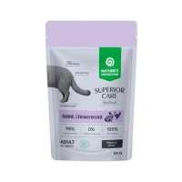 Вологий корм для кішок Nature's Protection Superior Care Sterilised Grain Free Adult Cats with Rabbit, Chicken Breast and Cranberries 85 г (NPSC47908)