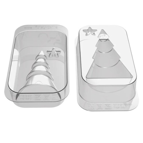 Форма для шоколаду Silikomart Kit Winter Tree 2 шт "Ялинка" d 108 h 210 мм (KIT WINTER TREE)