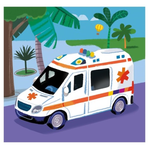 Пазл Clementoni Rescue Vehicles 3 шт по 48 елементів (25318.00)