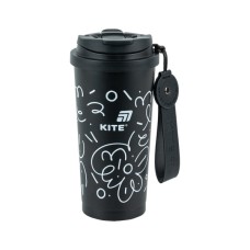 Термокружка Kite 550 мл, чорна (K25-1226-1)