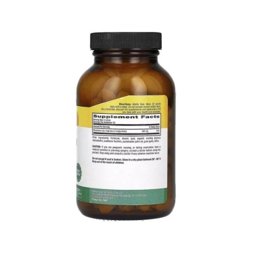 Мінерали Country Life Магній Хелатний гліцинат, 400 мг, Chelated Magnesium Glycinate, 90 табл. (CLF-02680)