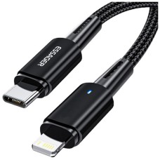 Дата кабель USB-C to Lightning 0.5m 20W black Essager (EXCTL-CGB01)