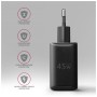 Зарядний пристрій AXAGON 1xUSB QC4.0 + 1xUSB-C PD45W PPS black (ACU-PQ45)