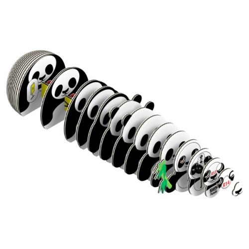 Пазл Eugy 3D Зоопарк Панда (XEG-013)