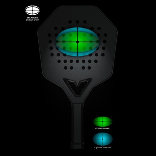 Ракетка для падел тенісу Stiga Racket Cybershape 18K (2202-1701-03) (931816)