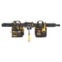 Сумка для інструмента DeWALT PRO з поясом та скобою для молотка, 2 шт., 25 кишень (DWST40603-1)