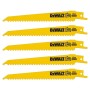 Полотно DeWALT пиляльне біметалеве, швидкий пропил, 152 мм, 6 TPI, 5 шт (DT2359)
