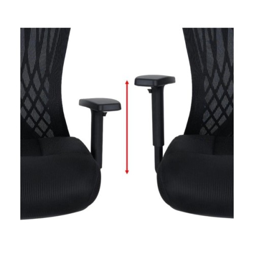 Офісне крісло Аклас Тауэр BL R-SR SP-7800BK Черный (Mesh 03 black) (00142834)