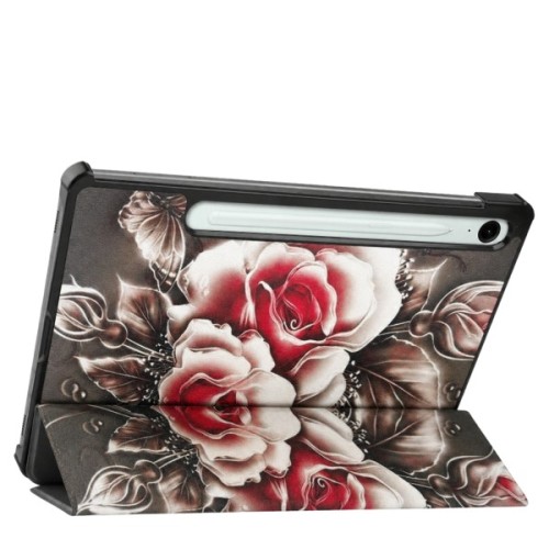 Чохол до планшета BeCover Smart Case Samsung Galaxy Tab S10 Lite SM-X400/406 10.9" Black Rose (715924)