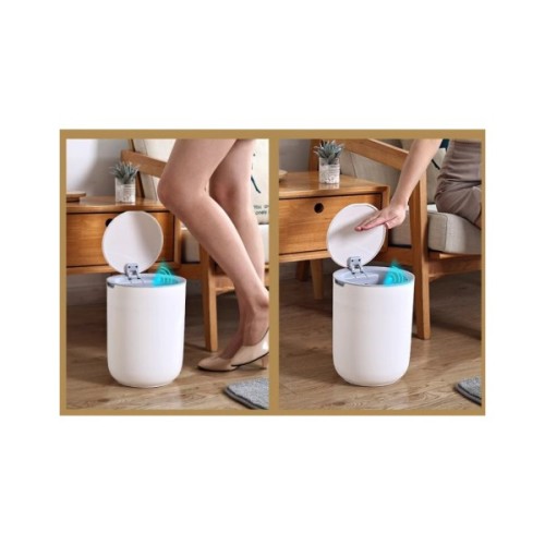 Контейнер для сміття JAH Waterproof Сенсорний Сірий 8 л (20256)