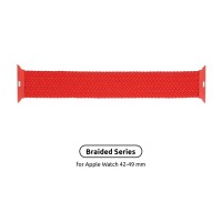 Ремінець до смарт-годинника Armorstandart Braided Solo Loop для Apple Watch 49/46/45/44/42 (Series 1-3) Red Size 10 (172 mm) (ARM58083)