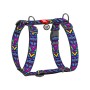 Шлея для собак WAUDOG Nylon анатомічна H-подібна з QR-паспортом "Інді" пластиковий фастекс XL (323-0016)