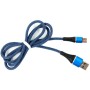 Дата кабель USB 2.0 AM to USB-C 1.0m blue Dengos (NTK-TC-MT-JEANS)