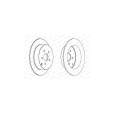 Гальмівний диск FERODO DDF1485C