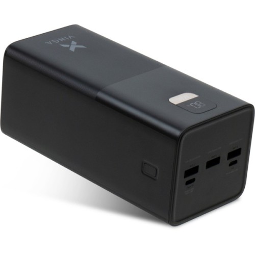 Батарея універсальна Vinga 50000 mAh 22.5W Display Black (VPBB5022)