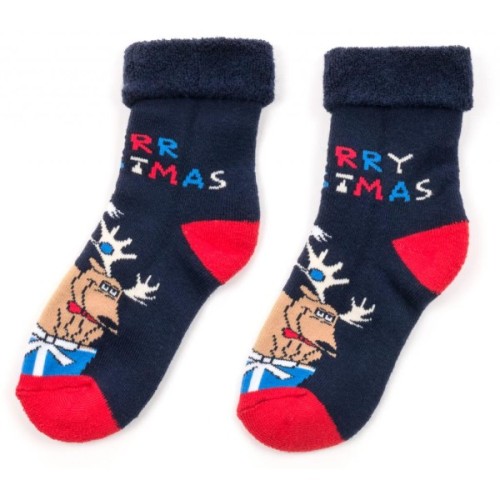 Шкарпетки дитячі BNM з лосем (M1C0101-2028-1-blue)