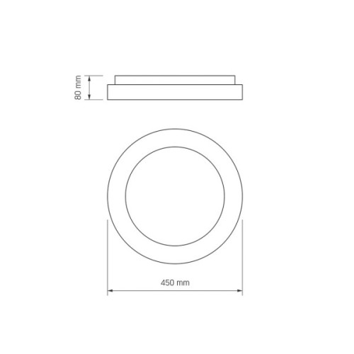 Світильник Videx EDGE-RC-72W-BLACK (VLE-ERC-72B)