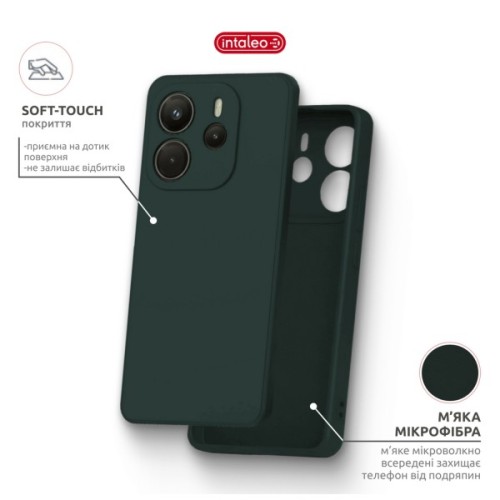 Чохол до мобільного телефона Intaleo SoftShell Xiaomi Redmi Note 14S 4G Dark Green (1283126631351)