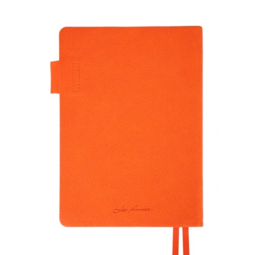 Тижневик Leo planner А5 датований 2026 "Binario", м'який, помаранчевий, 368 сторінок (252641)
