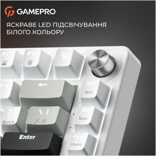 Клавіатура GamePro Genesis Silverlight MK126 USB UA Grey (MK126)