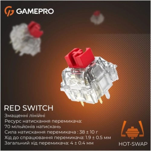 Клавіатура GamePro Genesis Silverlight MK126 USB UA Grey (MK126)