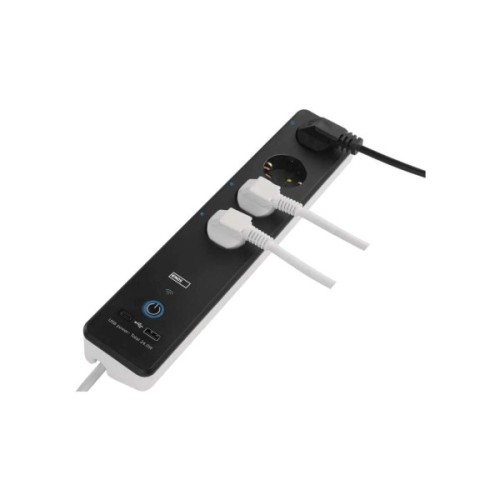 Мережевий подовжувач EMOS P1422SM 2m 4 роз. 1xUSB-A 1xUSB-C Wi-Fi 1,5мм2 (P1422SM)