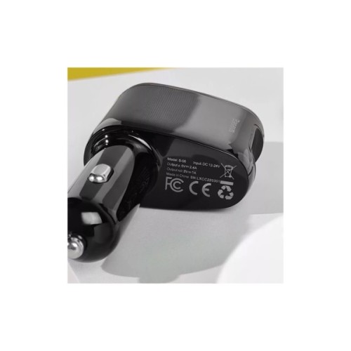 FM модулятор Baseus FM Launcher Locomotive 3.4 A 2 USB (CCHC000001)