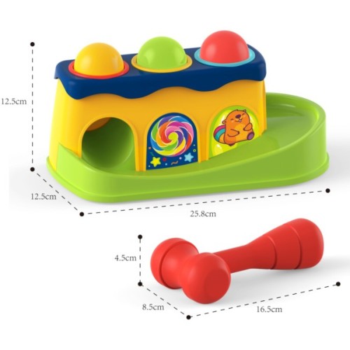 Розвиваюча іграшка Iggy Ziggy стукалка (3858894675456)