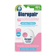 Зубна нитка Biorepair Захист ясен Розширювальна з гідроксиапатитом і гіалуроновою кислотою 30 м (8017331058244)