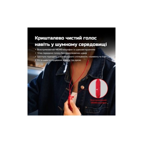 Навушники HyperX Cloud Earbuds III S Wired Red (BN7S2AA)