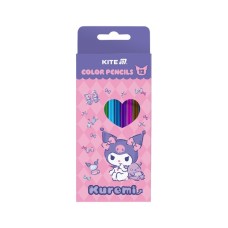Олівці кольорові Kite Kuromi тригранні, 12 кольорів (HK25-053)