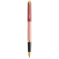 Ручка пір'яна Waterman HEMISPHERE Colour Blocking Pink GT  FP F (12 581)