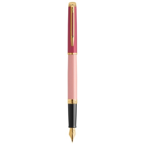 Ручка пір'яна Waterman HEMISPHERE Colour Blocking Pink GT  FP F (12 581)