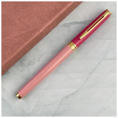 Ручка пір'яна Waterman HEMISPHERE Colour Blocking Pink GT  FP F (12 581)