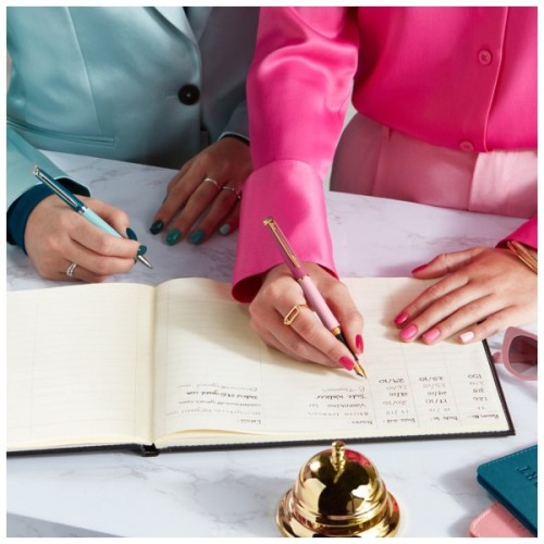 Ручка пір'яна Waterman HEMISPHERE Colour Blocking Pink GT  FP F (12 581)