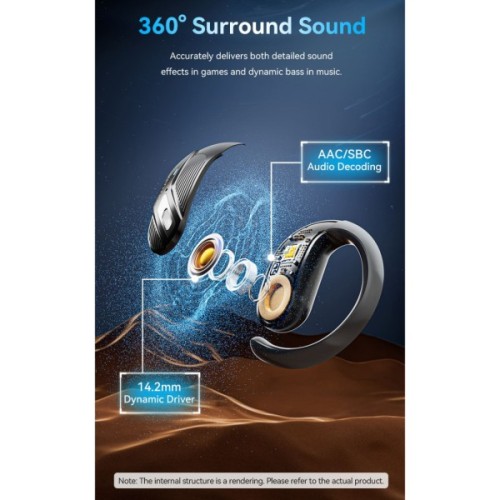 Навушники Vention OpenBeat O12 Black (NBUB0)