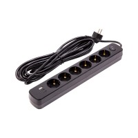 Мережевий фільтр живлення PowerPlant 7м, 6 розеток,USB, Type-C (YS-N6086/7c) (EX610686)
