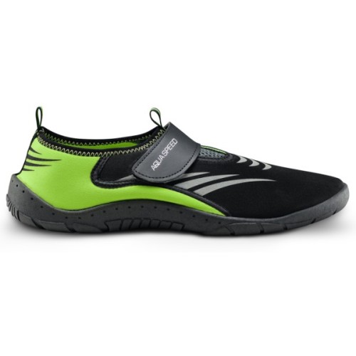 Аквашузи Aqua Speed Aqua Shoe Model 642-27A 35 чорний/салатовий 38 (5908217675989)