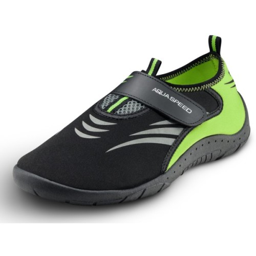 Аквашузи Aqua Speed Aqua Shoe Model 642-27A 35 чорний/салатовий 38 (5908217675989)