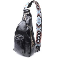 Сумка Vintage Жіноча з екошкіри Чорна (22776)