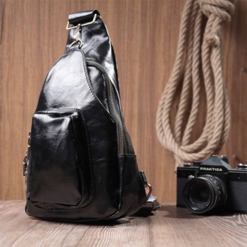 Сумка Vintage Жіноча з екошкіри Чорна (22776)