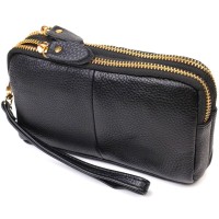 Сумка Vintage З натуральної шкіри Чорна (22088)