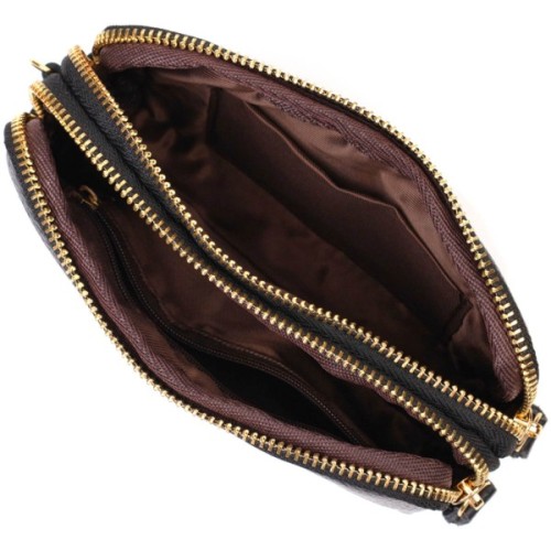 Сумка Vintage З натуральної шкіри Чорна (22088)