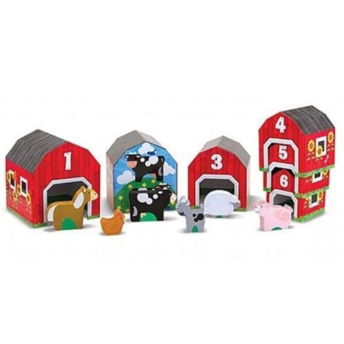 Розвиваюча іграшка Melissa&Doug Набір блоків з тваринами (MD12434)